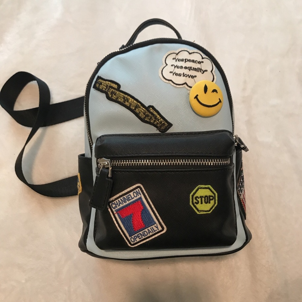 Mini patchwork backpack